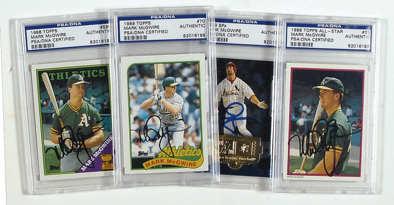 Lot 1294 Mark McGwire Baseball Cards