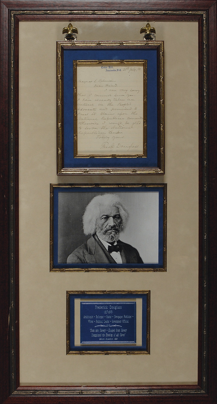 Lot 178 Frederick Douglass: Douglass heads to the Republican National Convention, where he would become the first African-American to receive a vote for US president