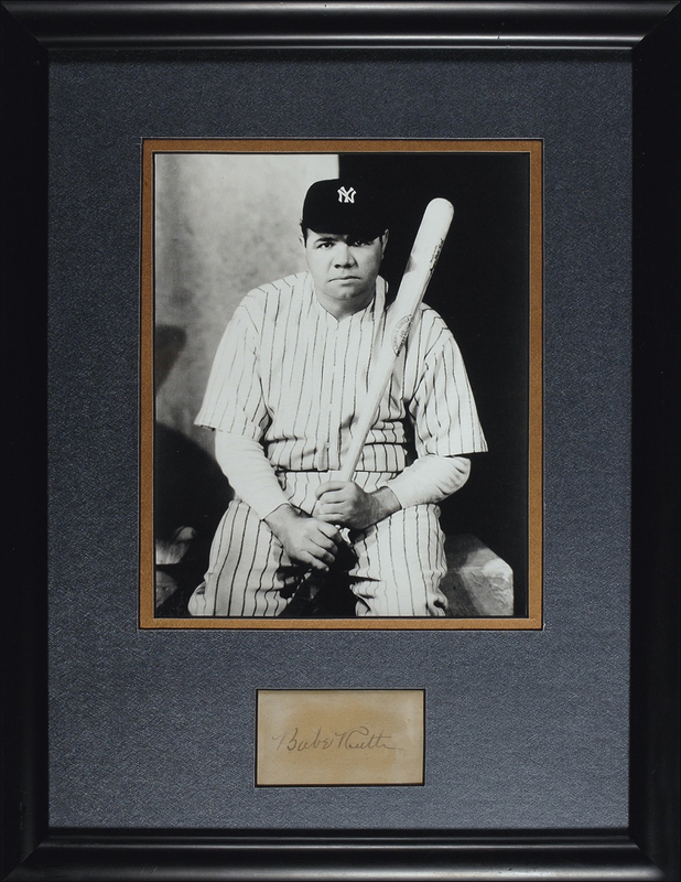 Lot 1335 Babe Ruth Signature