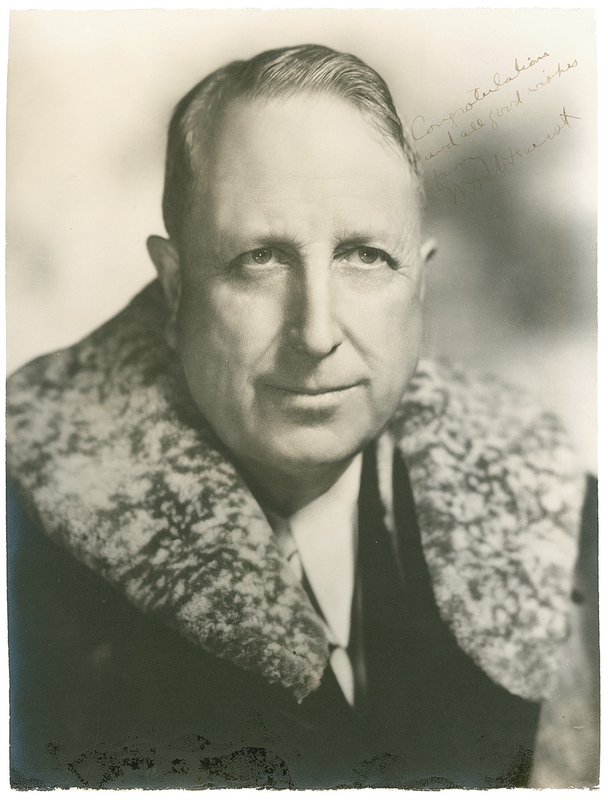 Lot 204 William Randolph Hearst Signed Photograph