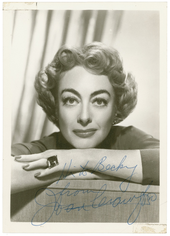 Lot 873 Joan Crawford Signed Photograph