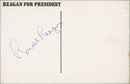 Lot #91 Ronald Reagan Signed Photograph - Image 2