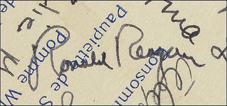 Lot #88 Ronald Reagan and Friends: Reagan, Cagney, Bruce and others join in a post-war celebration at Romanoff?s - Image 2