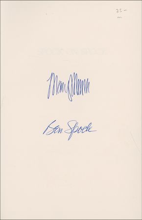Lot #260 Benjamin Spock - Image 1