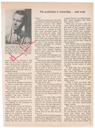 Lot #1048 John Wayne Book Page - Image 2