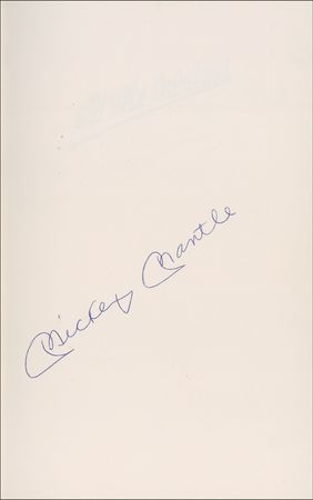 Lot #1284 Mickey Mantle Book - Image 1