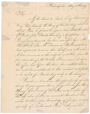 Lot #171 Declaration of Independence: Thomas McKean: A Signer shows his legal savoir faire - Image 1