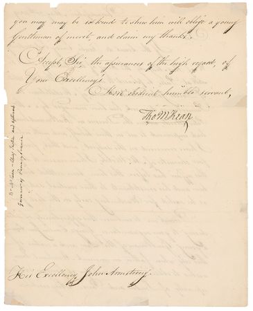 Lot #171 Declaration of Independence: Thomas McKean: A Signer shows his legal savoir faire - Image 2