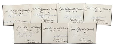 Lot #53 John F. Kennedy Pallbearers: The servicemen who bore JFK’s coffin - Image 1