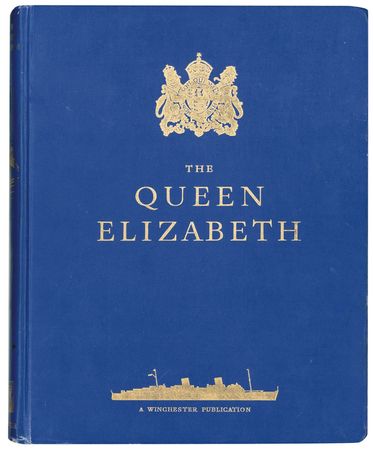 Lot #1013 Queen Elizabeth Passengers: Disney, Hitchcock, Heifitz, and Fleming sail on the Queen Elizabeth - Image 6