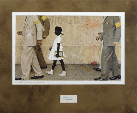 Lot #535 Norman Rockwell Signature - Image 1