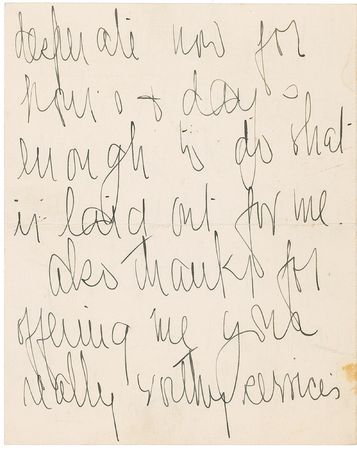 Lot #880 Marie Dressler Handwritten Letter Signed - Image 2