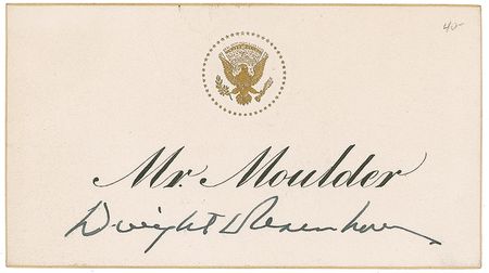 Lot #25 Dwight D. Eisenhower Signature