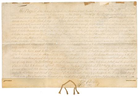 Lot #161 George Clinton Signed Document - Image 1