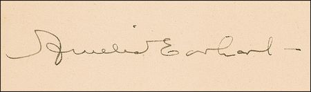 Lot #421 Amelia Earhart: Earhart signs her story - Image 2