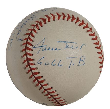 Lot #1179 Baseball Hall of Famers: Over 19,000 total bases! - Image 3