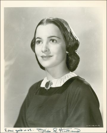 Lot #898 Gone With the Wind: Olivia de Havilland Signed Photograph - Image 1