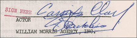 Lot #1170 Muhammad Ali: Shortly after appearing in Requiem for a Heavyweight, Clay signs a SAG agent agreement - Image 2