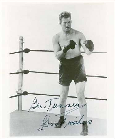 Lot #1214 Jack Demspey and Gene Tunney Signed Photographs - Image 1