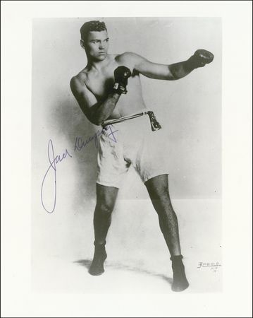 Lot #1214 Jack Demspey and Gene Tunney Signed Photographs - Image 2