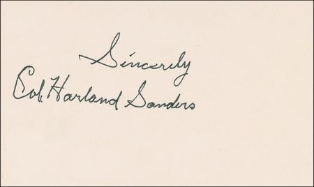 Lot #254 Col. Harland Sanders Group Lot - Image 2
