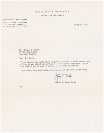 Lot #251 Jonas Salk Group Lot - Image 2