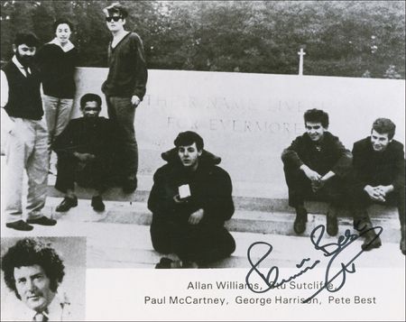 Lot #648 Beatles: Pete Best Signed Photographs - Image 1