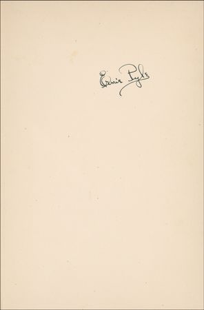 Lot #529 Ernie Pyle Book - Image 1