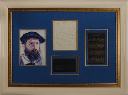Lot #520 Claude Monet: Monet helps purchase Carriere’s “The Death of Christ” - Image 1