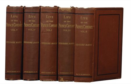 Lot #288 Victoria: Lengthy Prince Albert biography, all five volumes of which are lovingly signed by Victoria - Image 1