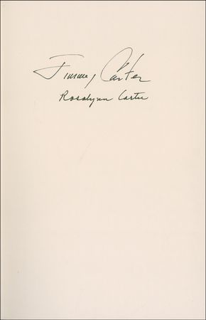 Lot #9 Jimmy and Rosalynn Carter - Image 1