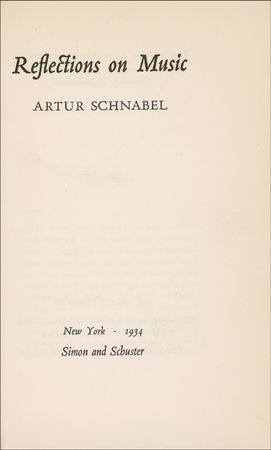 Lot #627 Artur Schnabel Book - Image 2