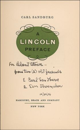 Lot #541 Carl Sandburg Book - Image 1