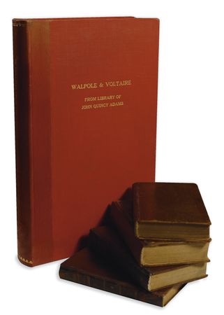 Lot #2 John Quincy Adams: Four books from Adams? library?accompanied by a signature - Image 2