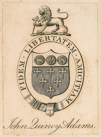 Lot #2 John Quincy Adams: Four books from Adams? library?accompanied by a signature - Image 3