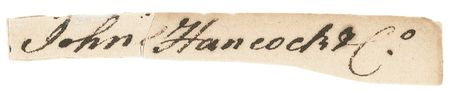 Lot #169 Declaration of Independence: Scarce 1848 Peter Force copy of the Declaration of Independence?and a signature of its most prominent Signer - Image 4