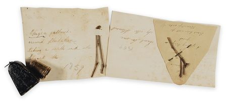 Lot #374 J. E. B. Stuart: A unique J. E. B. Stuart archive, containing a flirtatious note, remembrances of a walk, and the gift of a thimble - Image 1