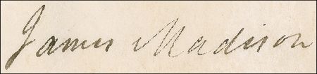 Lot #70 James Madison Signed Document - Image 2