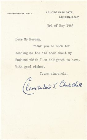 Lot #154 Winston and Clementine Churchill: In political isolation, Churchill agrees to a wealth of writing assignments - Image 2