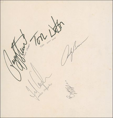 Lot #1236 Golf Legends: Payne Stewart and others sign a Legends book - Image 1