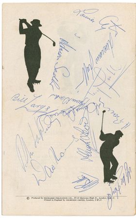 Lot #1238 Golf: British Open: Nicklaus and Palmer join other combatants in the 1968 British Open - Image 1