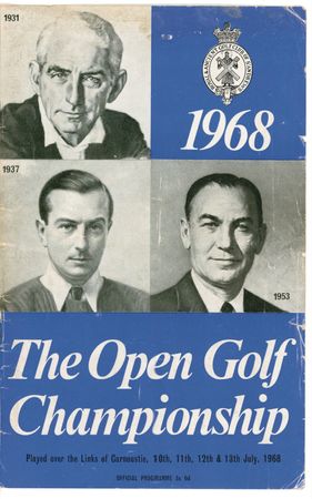 Lot #1238 Golf: British Open: Nicklaus and Palmer join other combatants in the 1968 British Open - Image 4