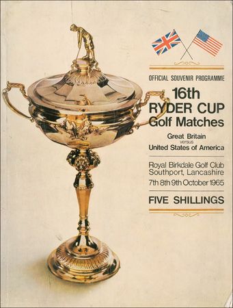 Lot #1240 Golf: Ryder Cup: Commercialization finds the Ryder Cup - Image 1