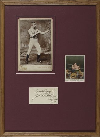 Lot #1348 John L. Sullivan: Signature of ‘The Boston Strong Boy’ - Image 1