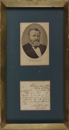 Lot #36 U. S. Grant: Grant orders Hancock to