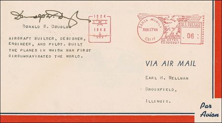 Lot #419 Donald W. Douglas First Day Cover - Image 2