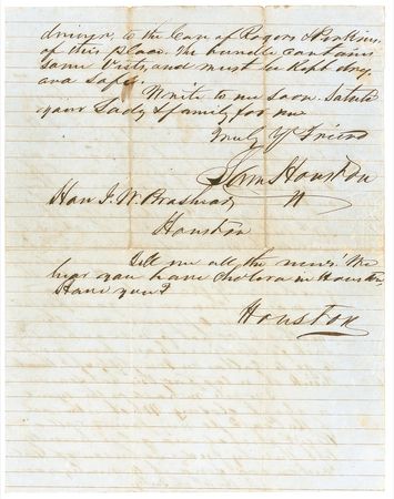 Lot #215 Sam Houston: Texas talk, including Dallas, Galveston and of course?Houston! - Image 2