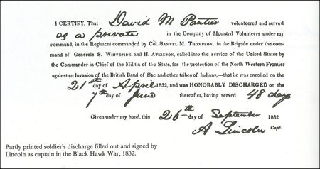 Lot #67 Abraham Lincoln: One of only three known examples of Lincoln signed as captain - Image 3