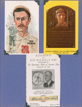 Lot #1302 Charles “Kid” Nichols Signature - Image 1