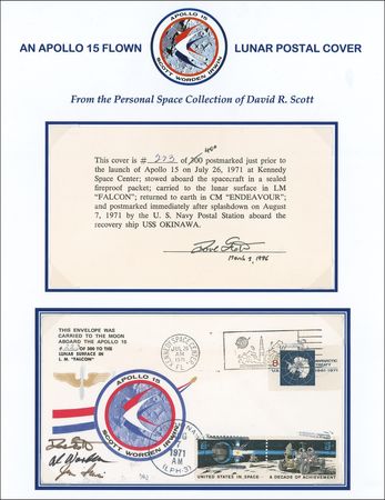 Lot #399 Apollo 15: The notorious cover that led to the crew’s suspension - Image 1